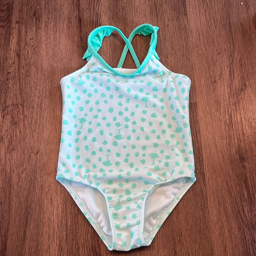 Cat & Jack 2T Palm Tree Swimsuit